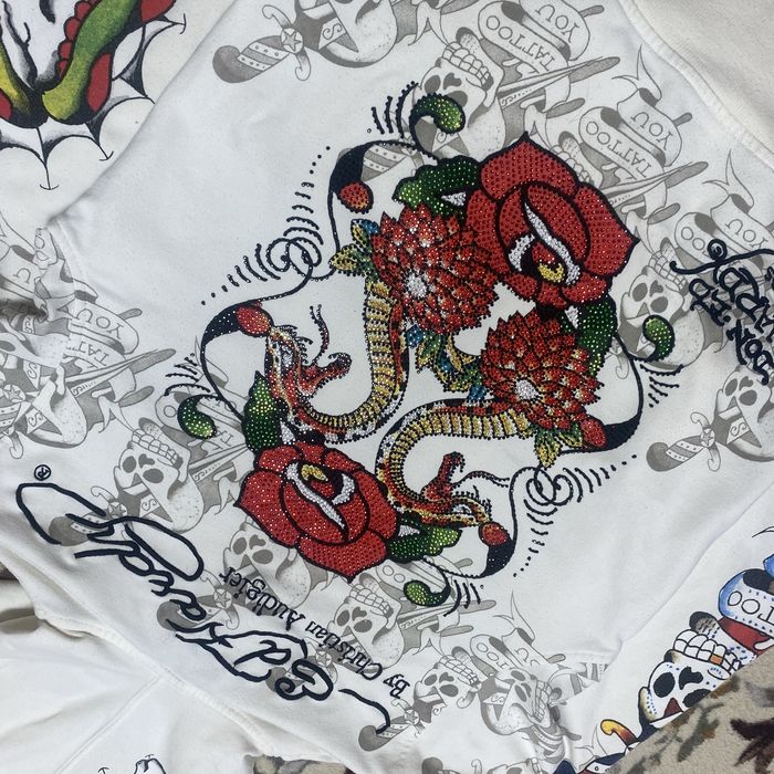 Ed hardy zip hoodie