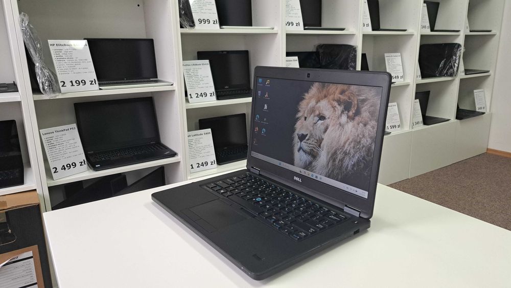 Solidny Dell Latitude E5450 14" i5 8 GB RAM SSD nVidia WIN11 Klasa A