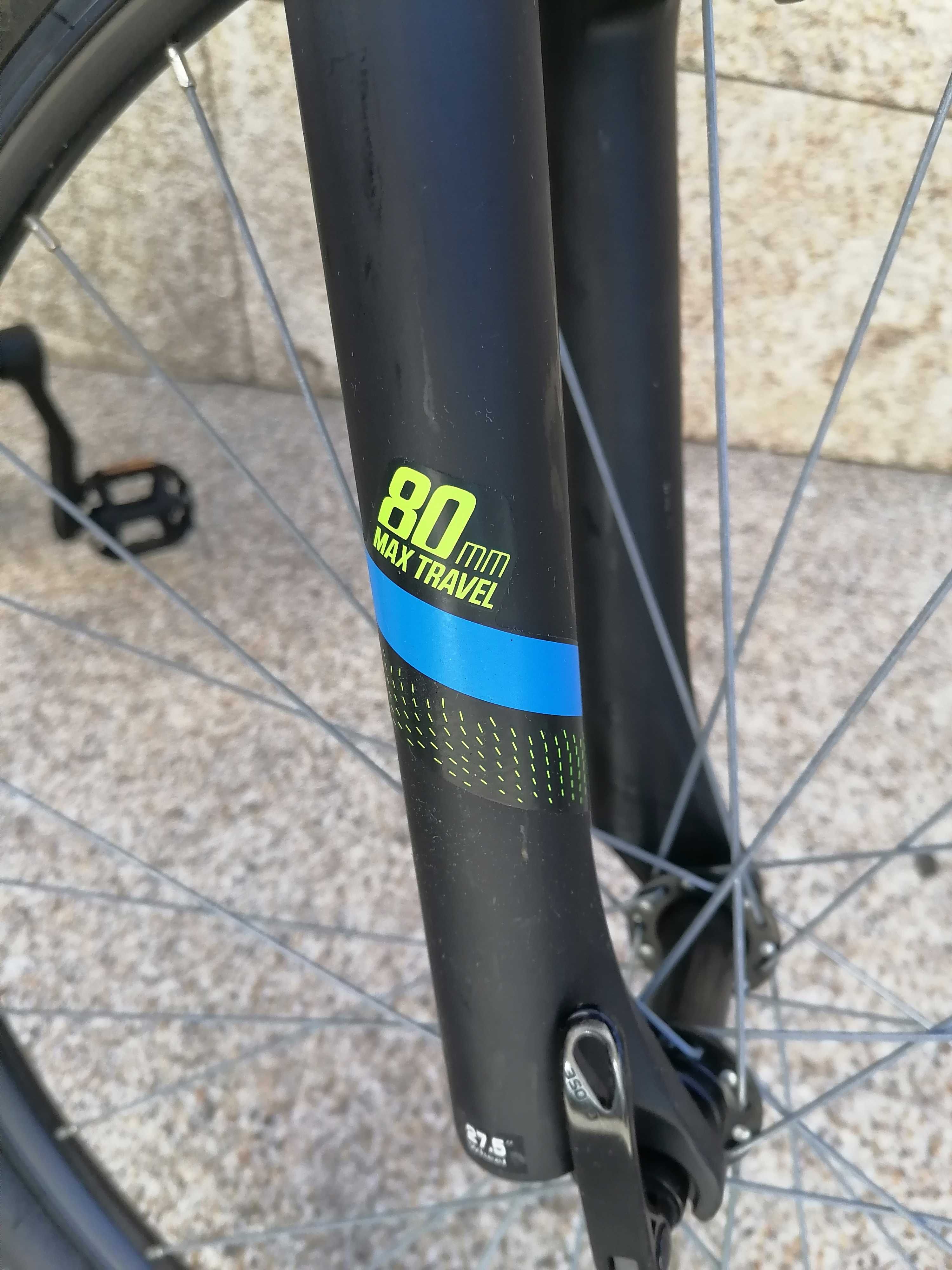 bicicleta btt rockrider roda 27.5 estado nova