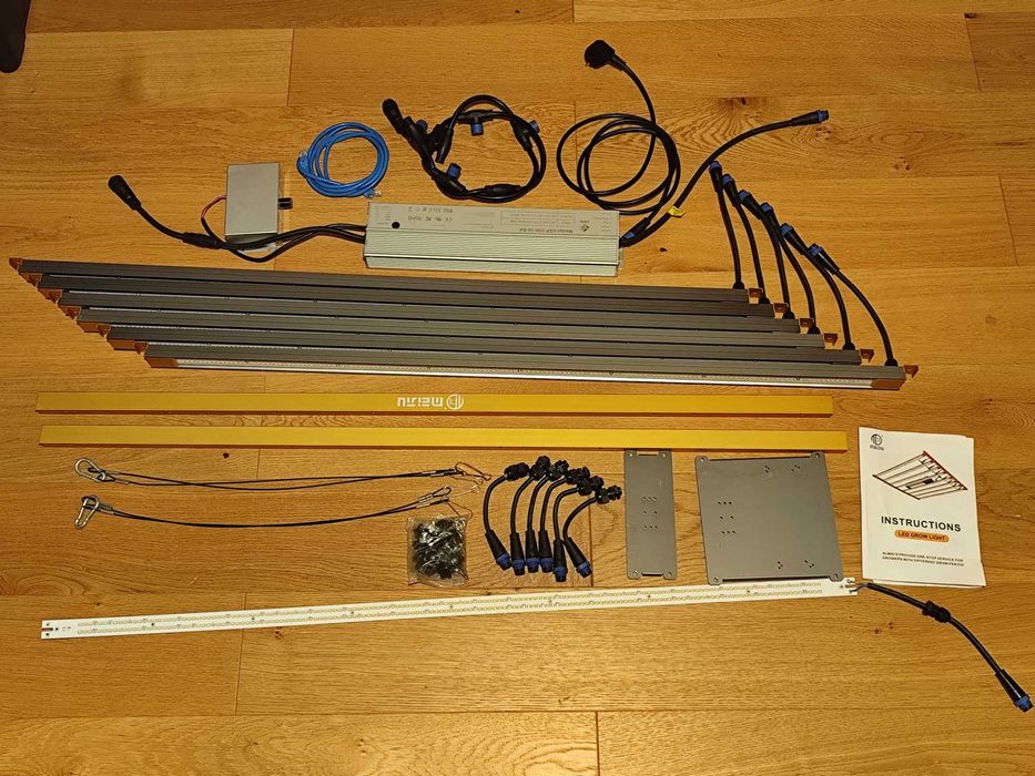 Lampa LED Meijiu MAX 650W Lumatek Zeus growbox hps canna Spider Farmer