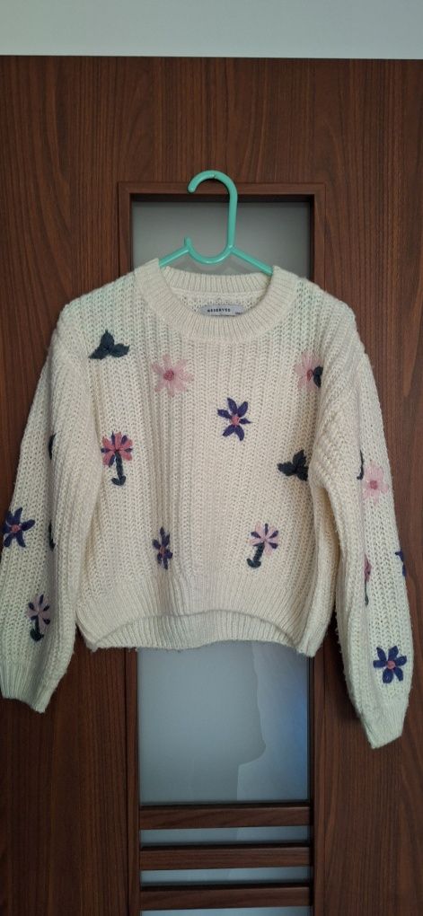 Sweter sweterek dla dziewczynki Reserved rozm. 128