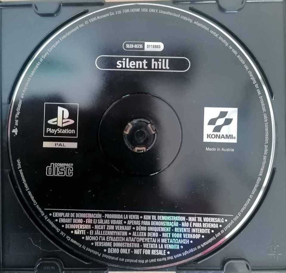Silent Hill [Demo + Poster] Playstation [PSI] RARO p/Colecionador