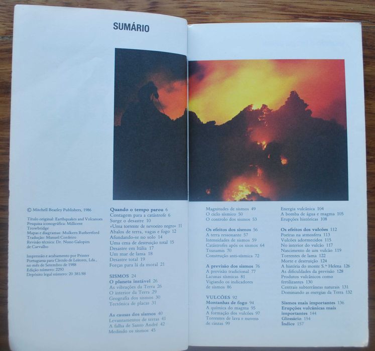 Sismos e Vulcões de Robert Muir Wood