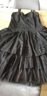 Sukienka brokatowo-tiulowa