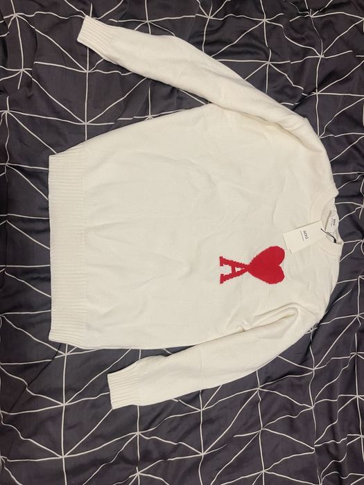 Sweter Ami Paris Biały S