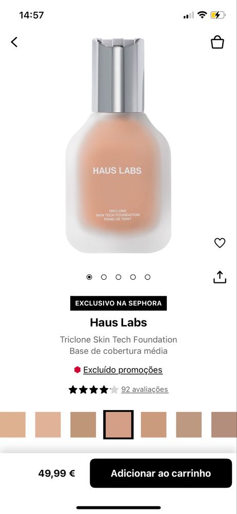Base Haus Labs Triclone Foundation Claro-Neutro (NOVO)