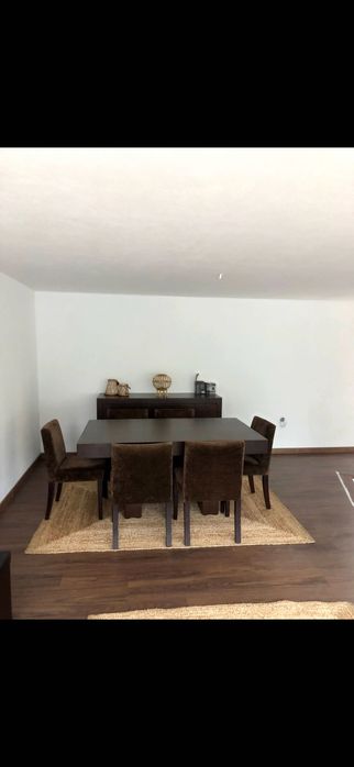 Mobília de sala sofá aparador mesa e cadeiras e oferta móvel tv