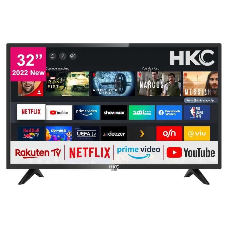 Распродажа! Телевизор 32" HKC HV32H1-D1 (Smart TV Triple Tuner DLED)