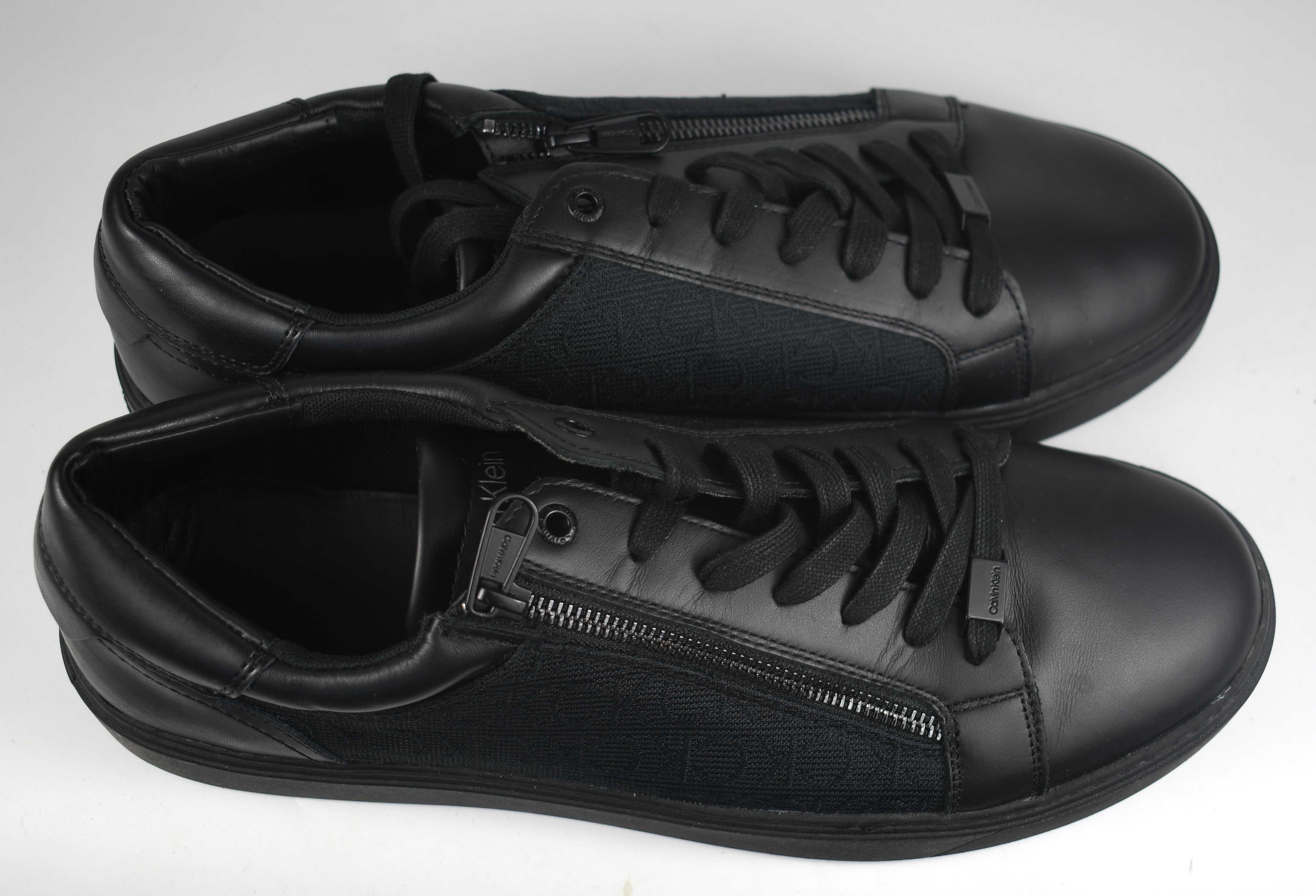 Używane Calvin Klein low top lace up w/zip mono roz. 47