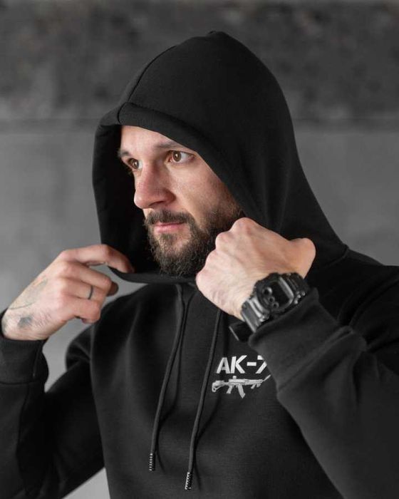 Тактичне худі AK-74 на флісі  Чоловіче тепле  світшот Без передоплати!