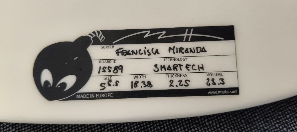 Prancha de surf Matta Smartech