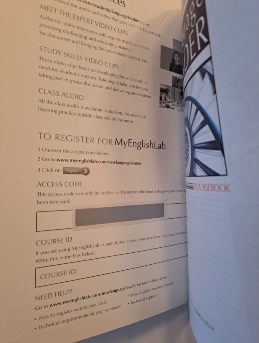 New Language Leader z kodem do MyEnglishLab