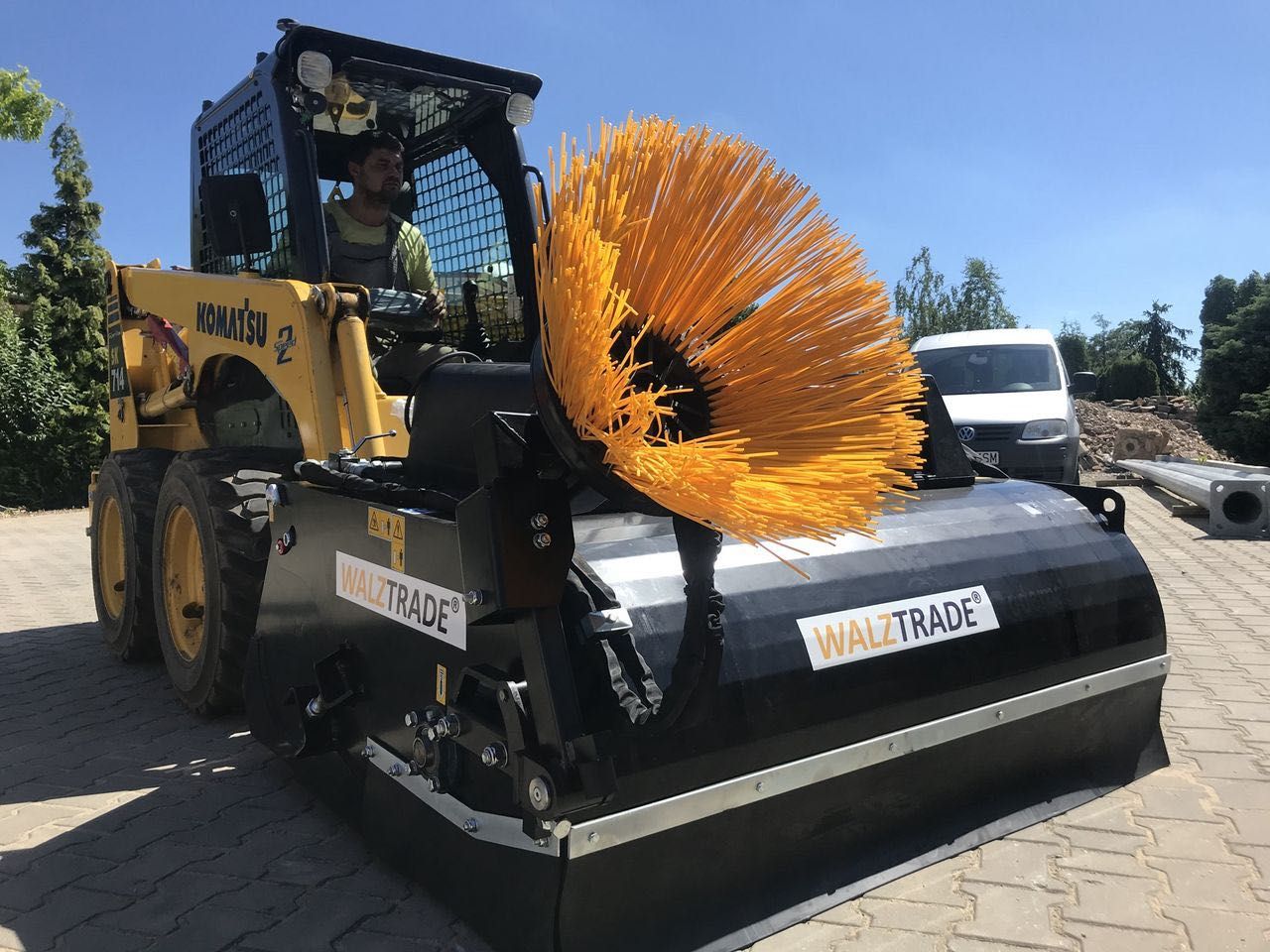 Zamiatarka Bobcat / Manitou / HARDOX . Do ładowarki, koparko-ładowarki