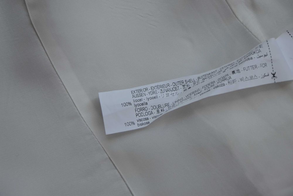 Zara jasna beżowa marynarka blezer stone beige lyocell 38 M