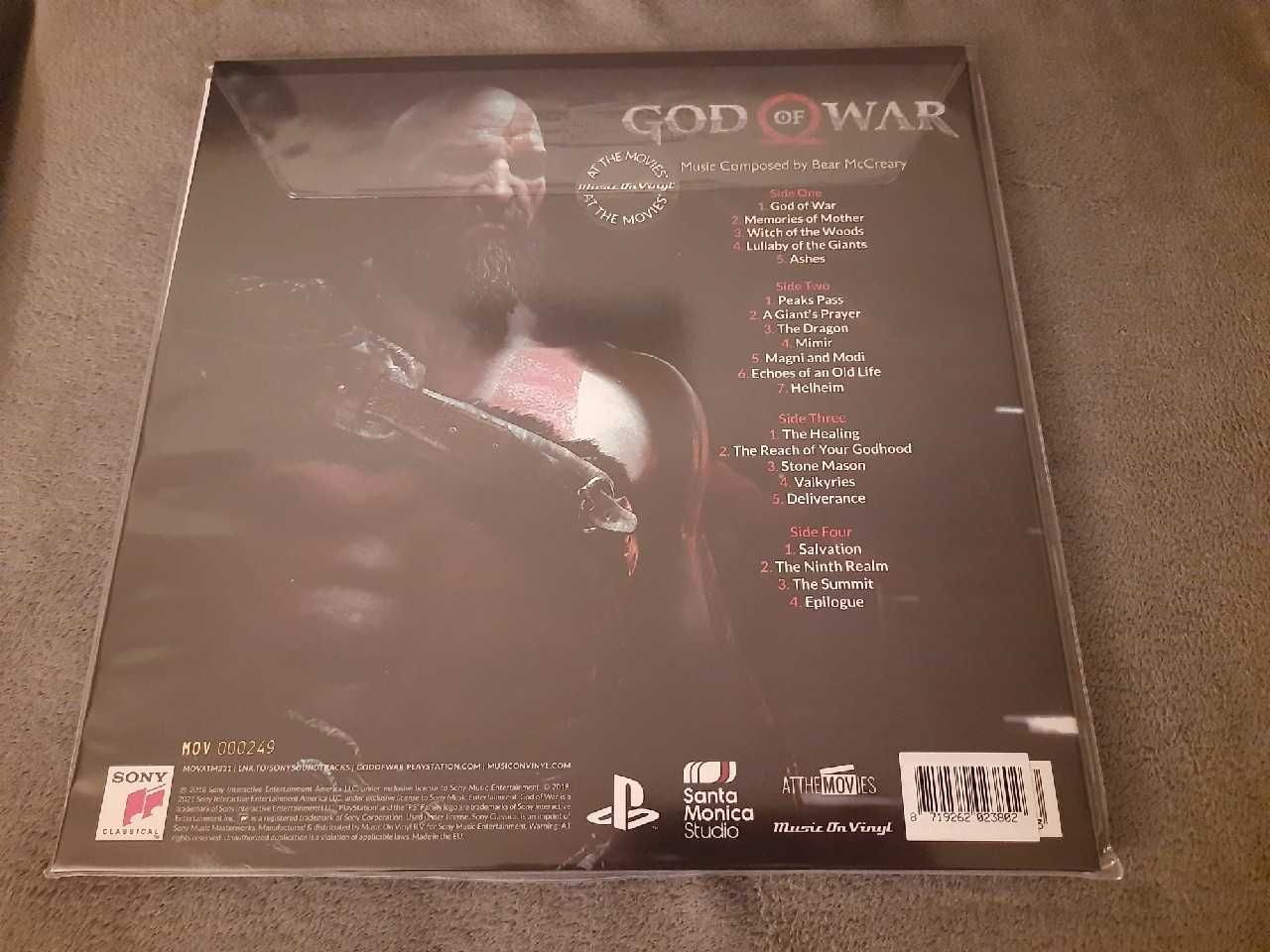 GOD OF WAR soundtrack Bear Mccreary czerwono-czarne winyle