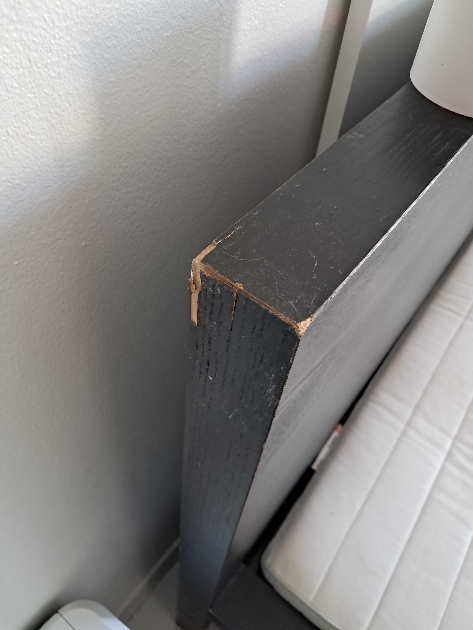 Cama malm 160x200 preta