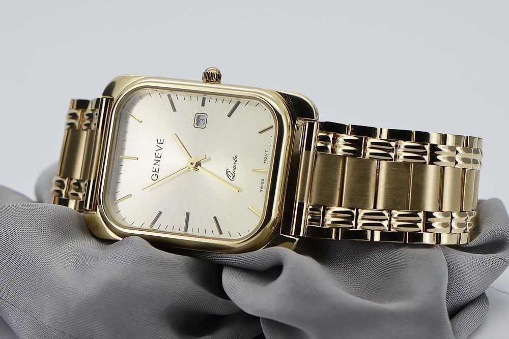 Złoty zegarek męski 14k 585 Geneve mw001y&mbw009y Poznań biżuteria