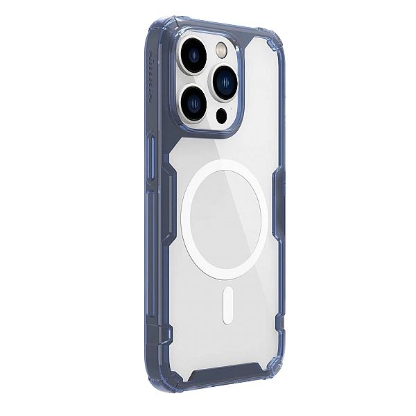 Pancerne etui z MagSafe Nillkin Nature Pro do iPhone 15 Pro Max - nieb
