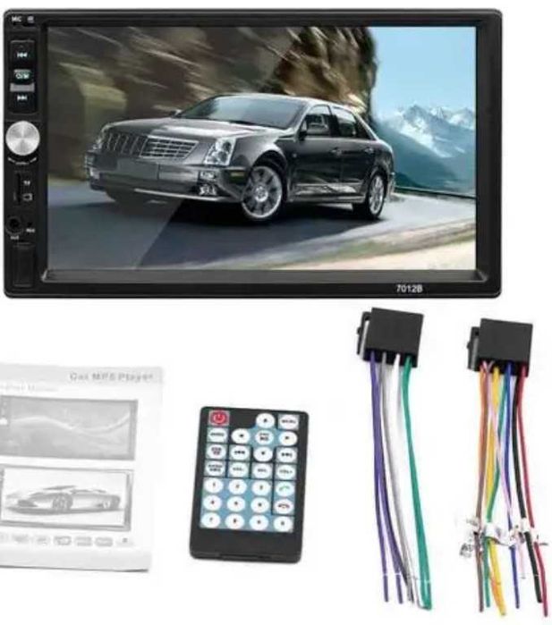 1Din Магнитола с огромным Экраном 7 дюймов 2DIN USB+SD+Bluetooth+ПУЛЬТ