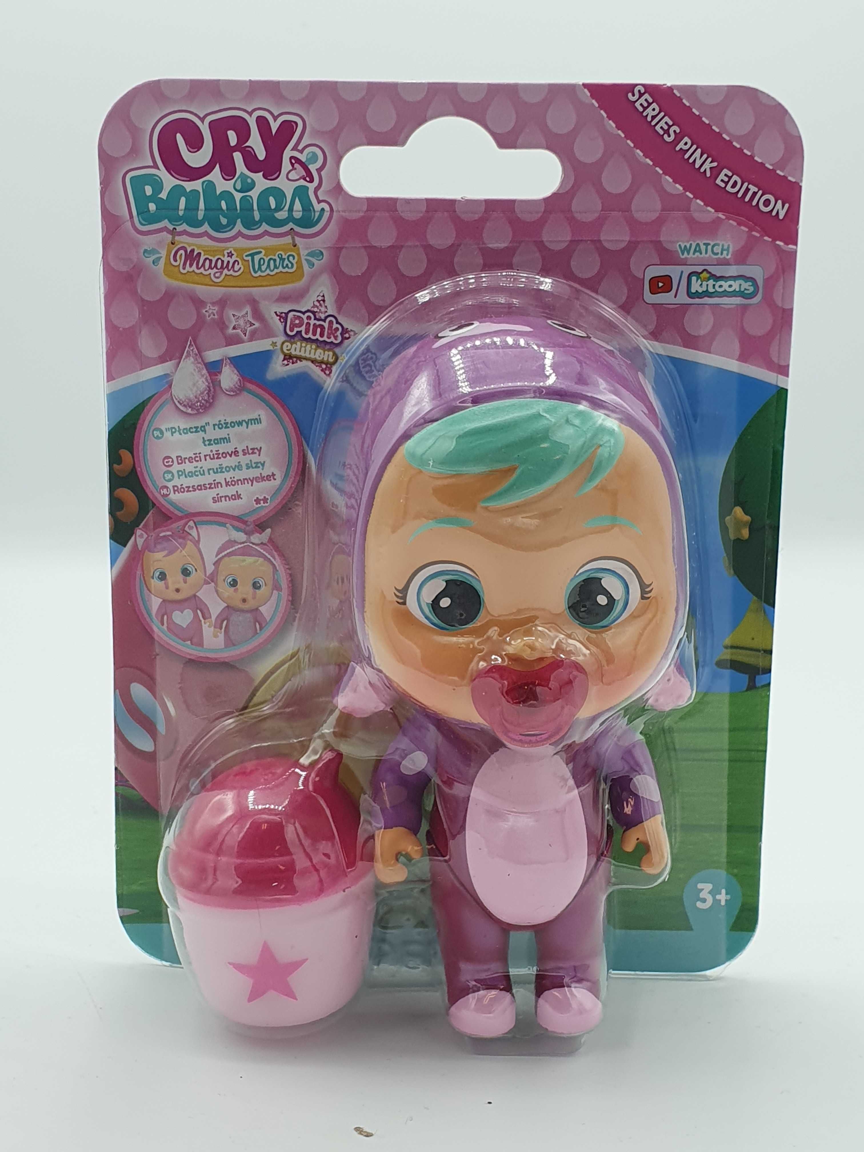 Lalka Cry Babies TM Toys Magic Tears Pink Edition 13 cm