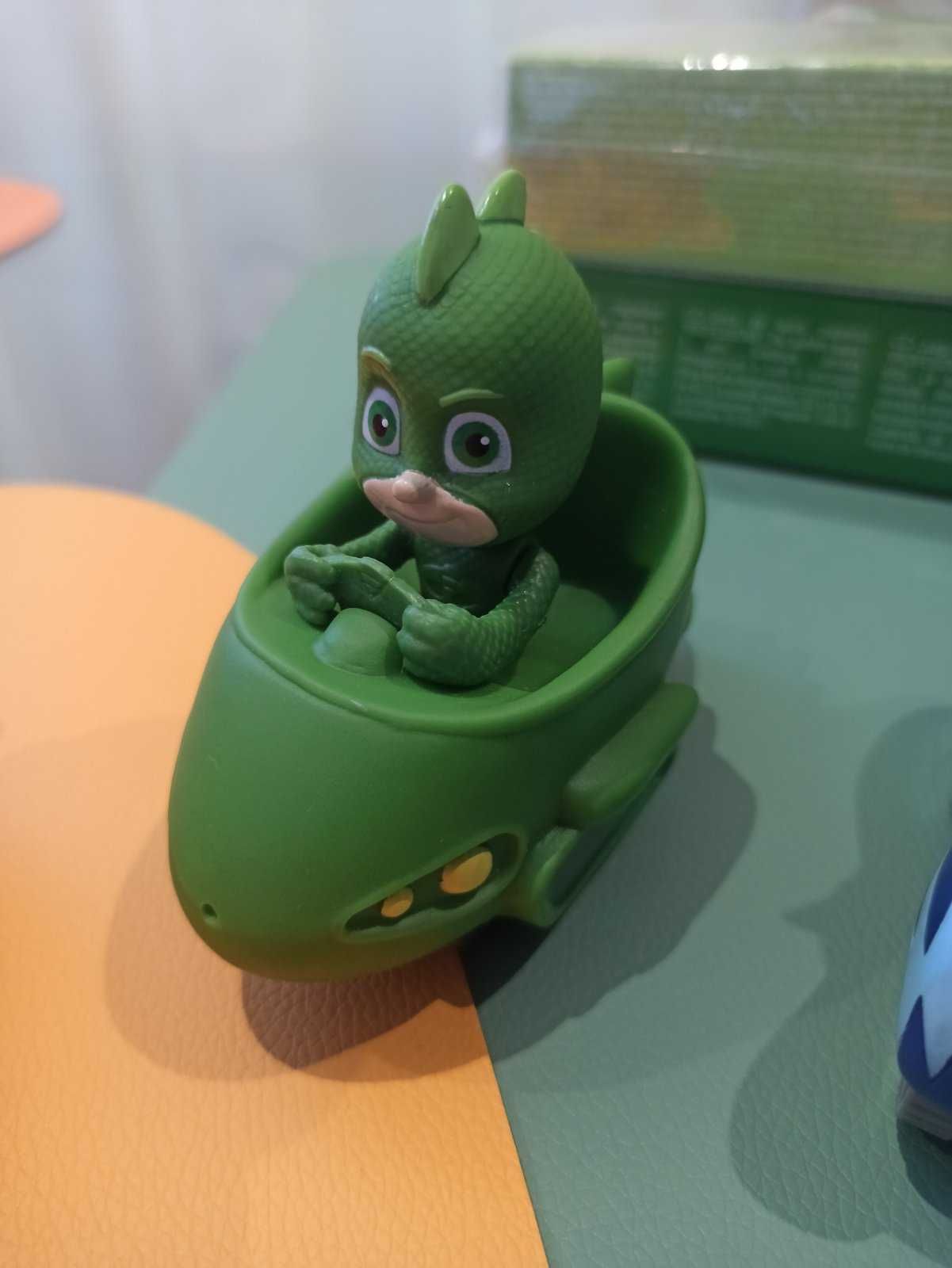 Іграшка для ванни PJ Masks Гекомобіль, Соволіт і Котокар