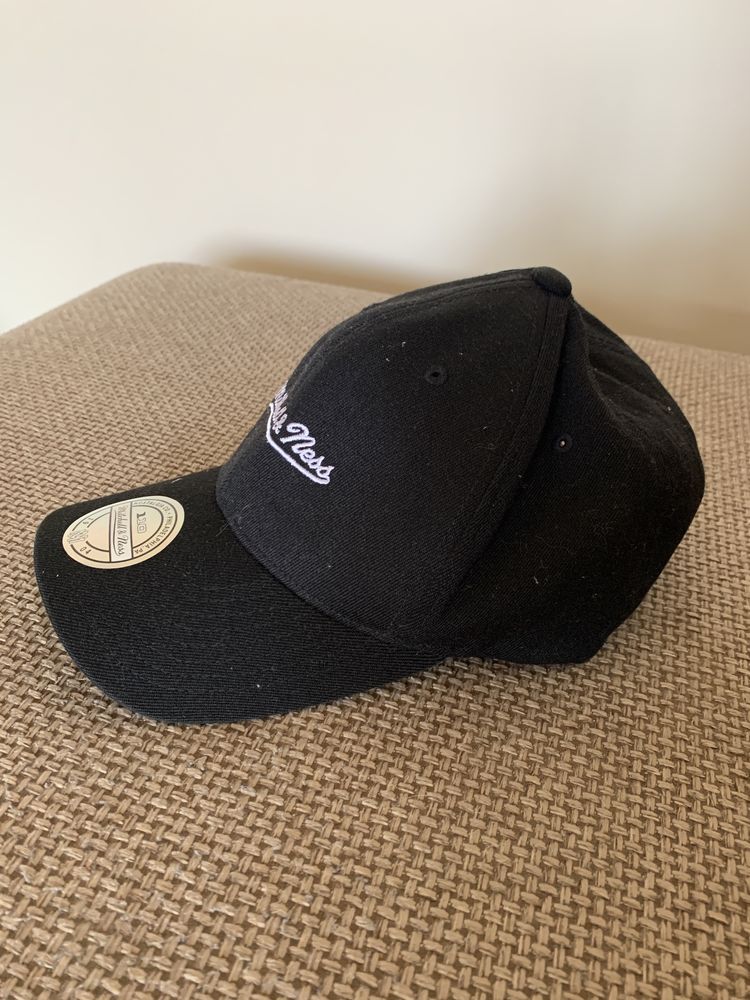 Бейсболка кепка Mitchell & Ness, размер OneSize, черный