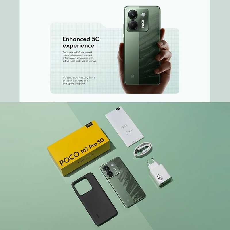 Смартфон Xiaomi Poco M7 Pro 5G NFC (8/256 Гб, з блоком живлення)