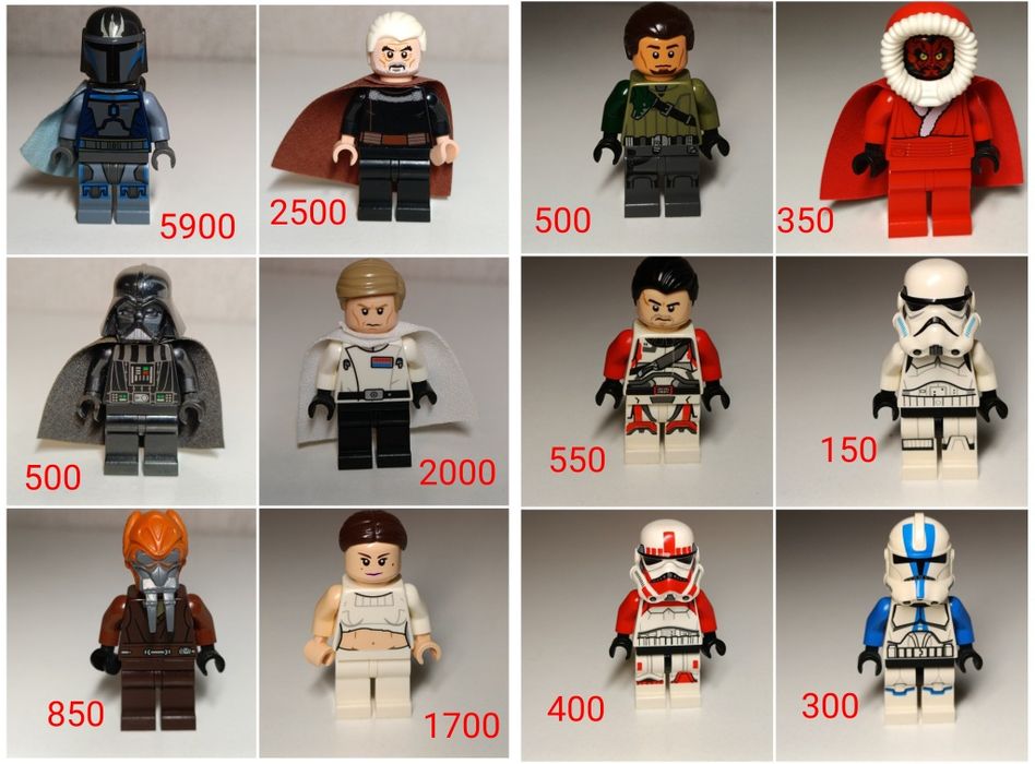 LEGO Мініфігурки • Оригінал • Великий вибір