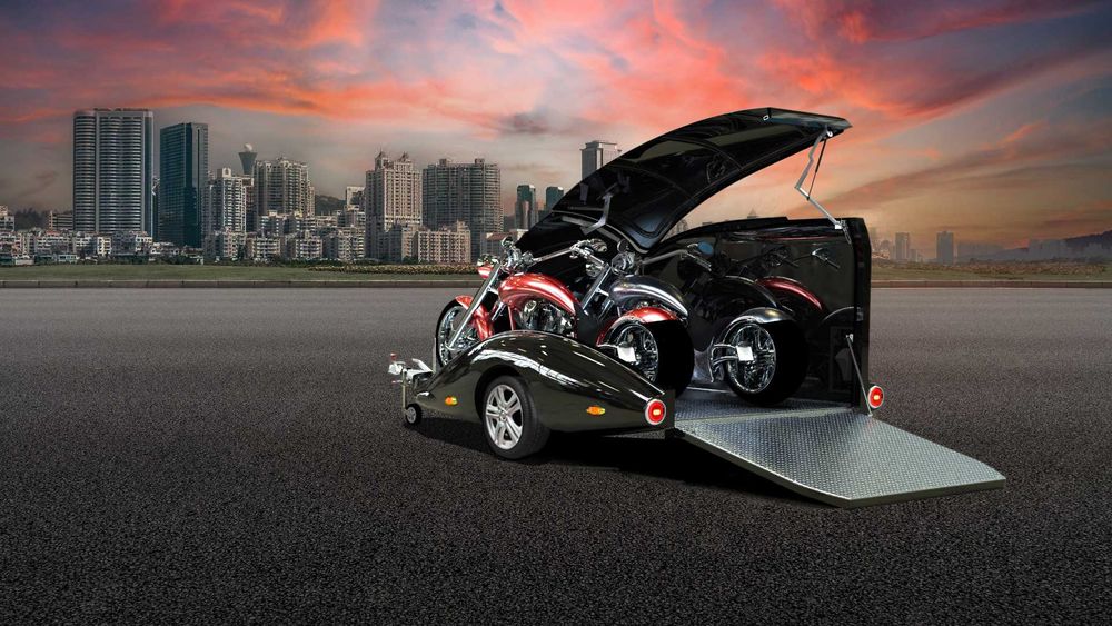 Причіп/причеп для мотоцикла BIG AERO LORGANO- Pragmatec 1800 кг