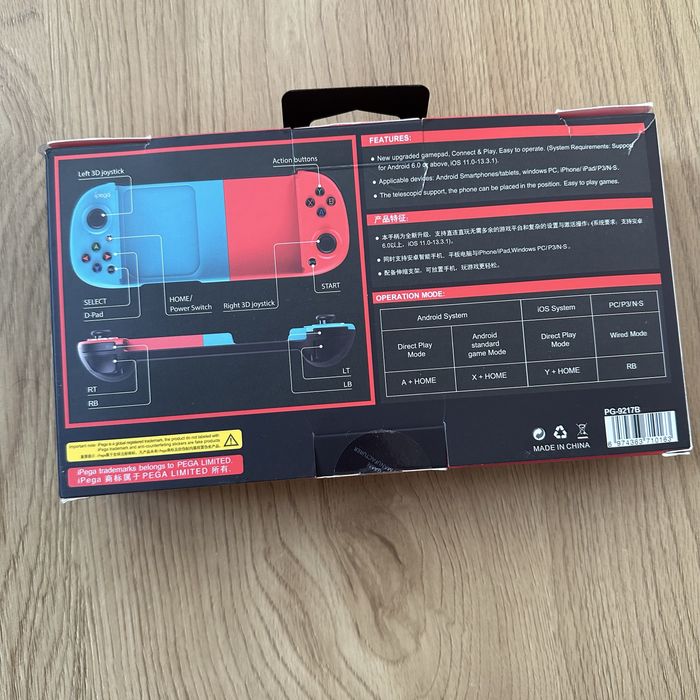 Геймпад Ipega PG-9217 B, Джойстик блютуз беспроводной