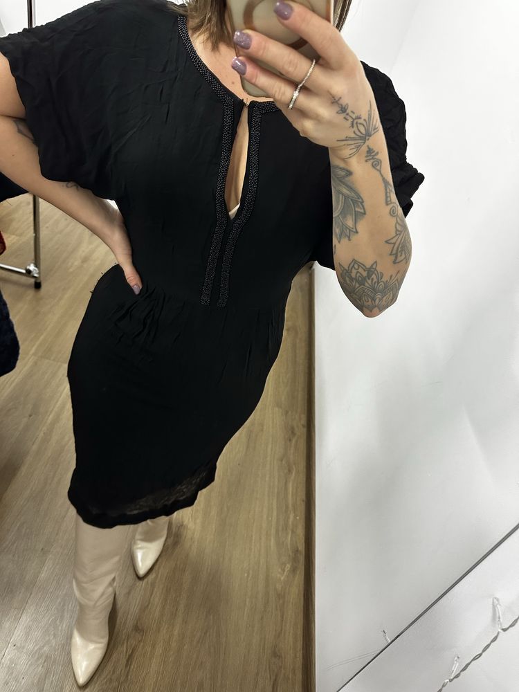 Czarna sukienka noa noa