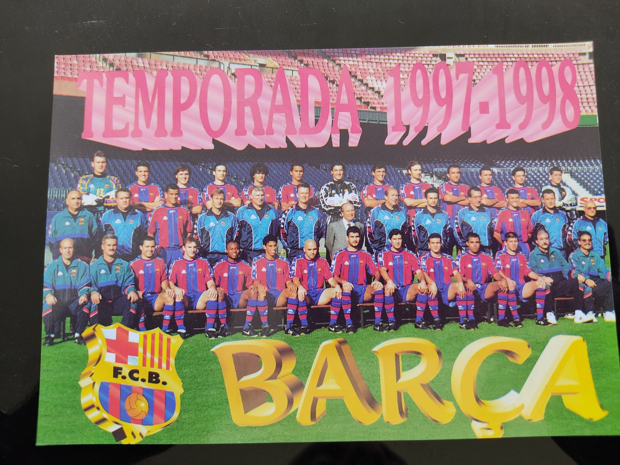 Postal do Barcelona 1997 /1998