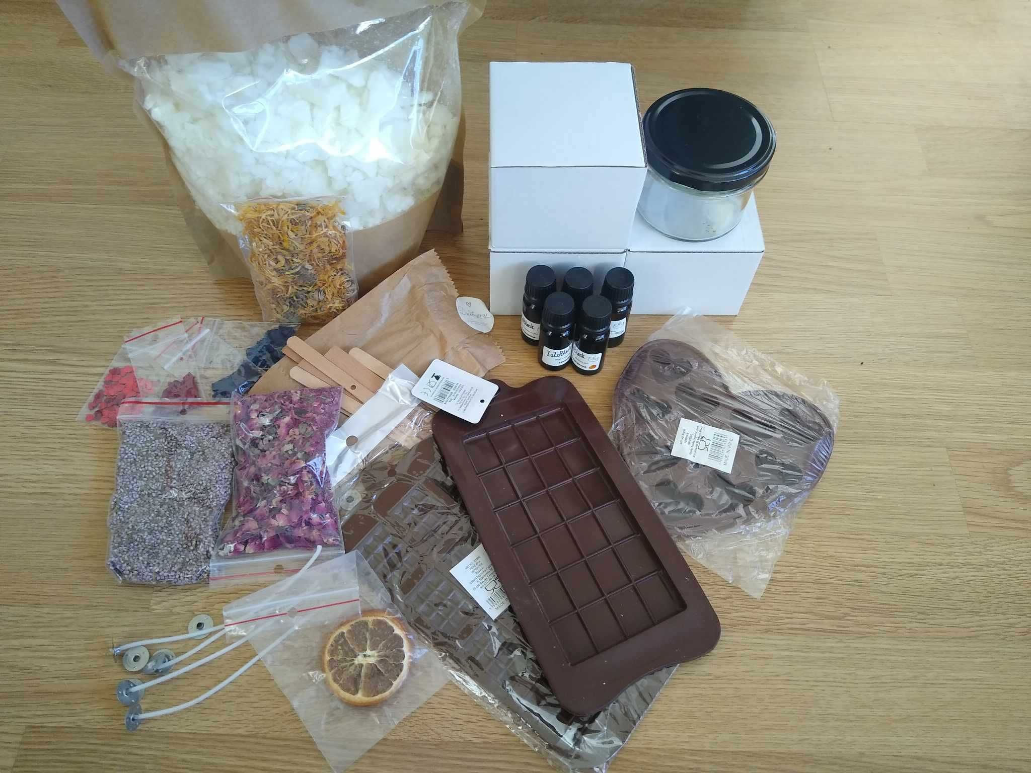 Zestaw do robienia świec sojowych DIY XXL ZoZoBlask