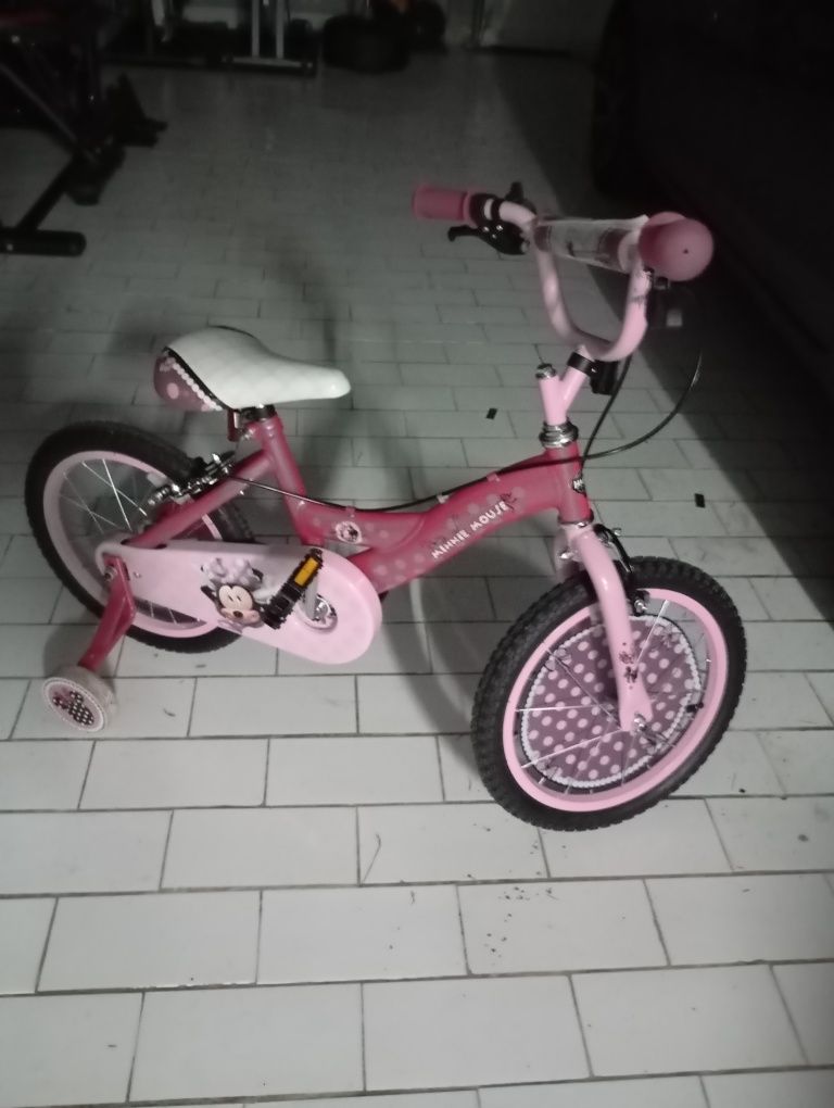 Bicicleta criança minnie