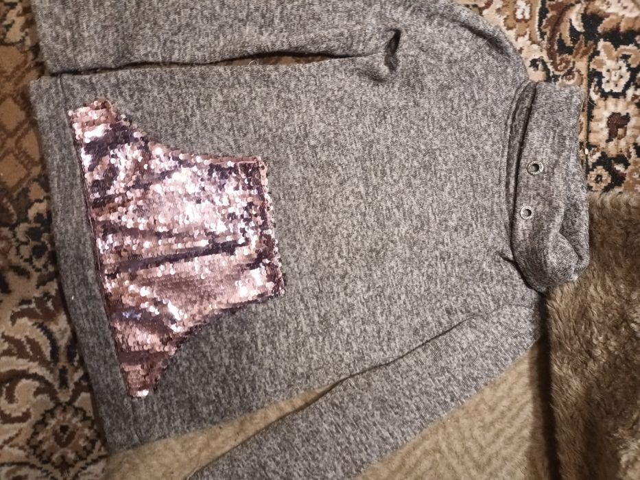 Лот Толстовка утеплённая р. 140-146