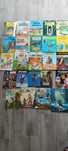 colecçoes de livros juvenis do tintim e charlie brown e outros