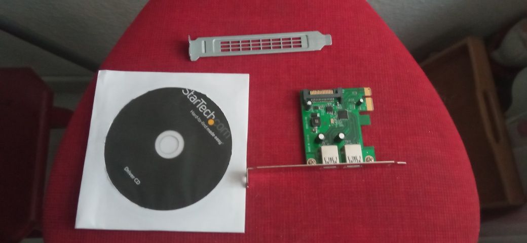 Karta PCI USB 3.0 do Komputera PC 2 Porty PCI Express SATA PCiE