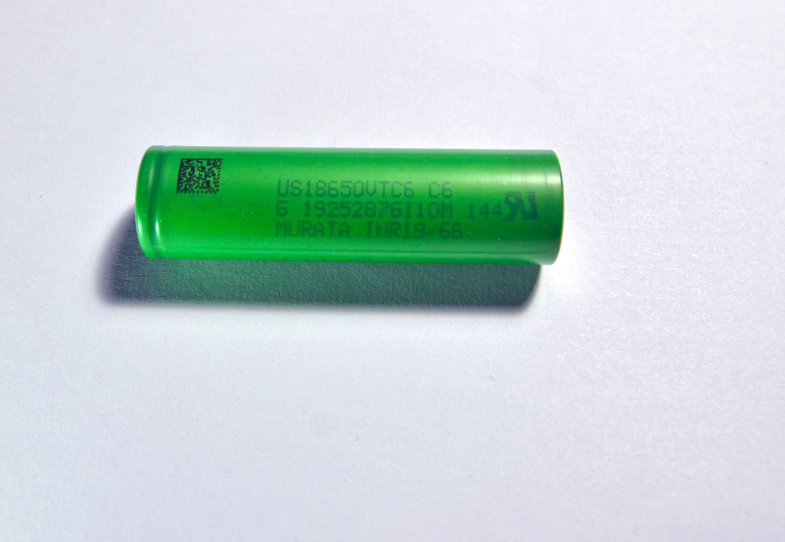 Нові  акумулятори Sony Murata VTC6 3120mAh 18650 30A оригінал 2024 рік
