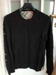 Burberry sweter szary L 100% oryg nr seryjny piekny