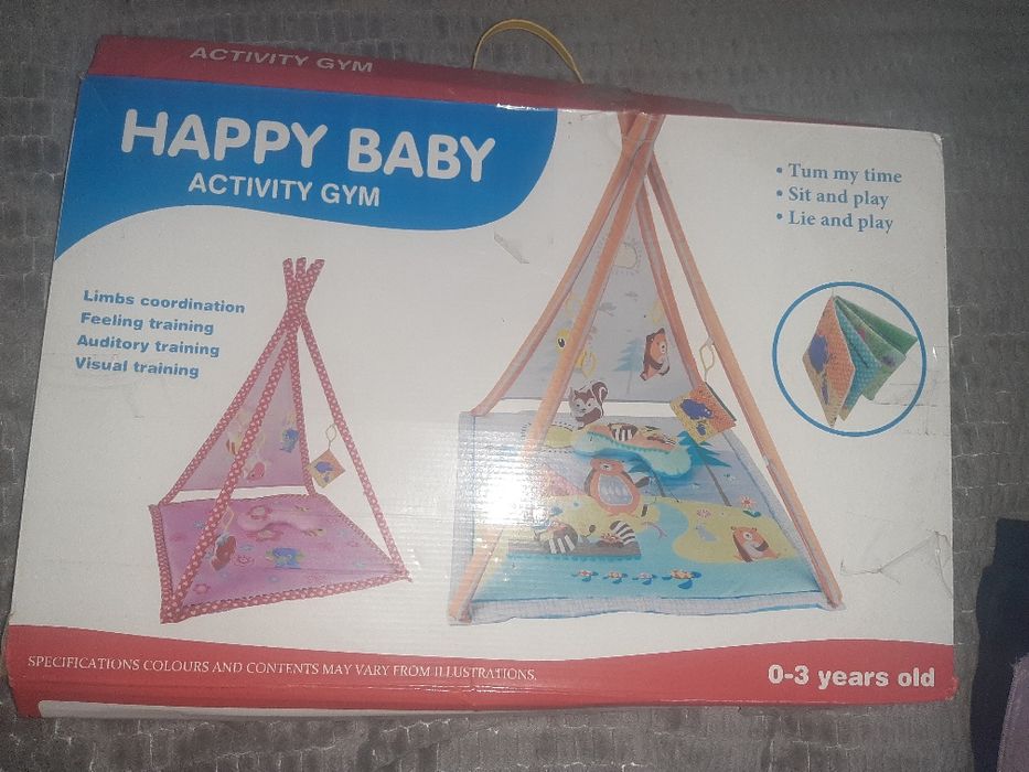 Рожевий коврик вігвам від народження