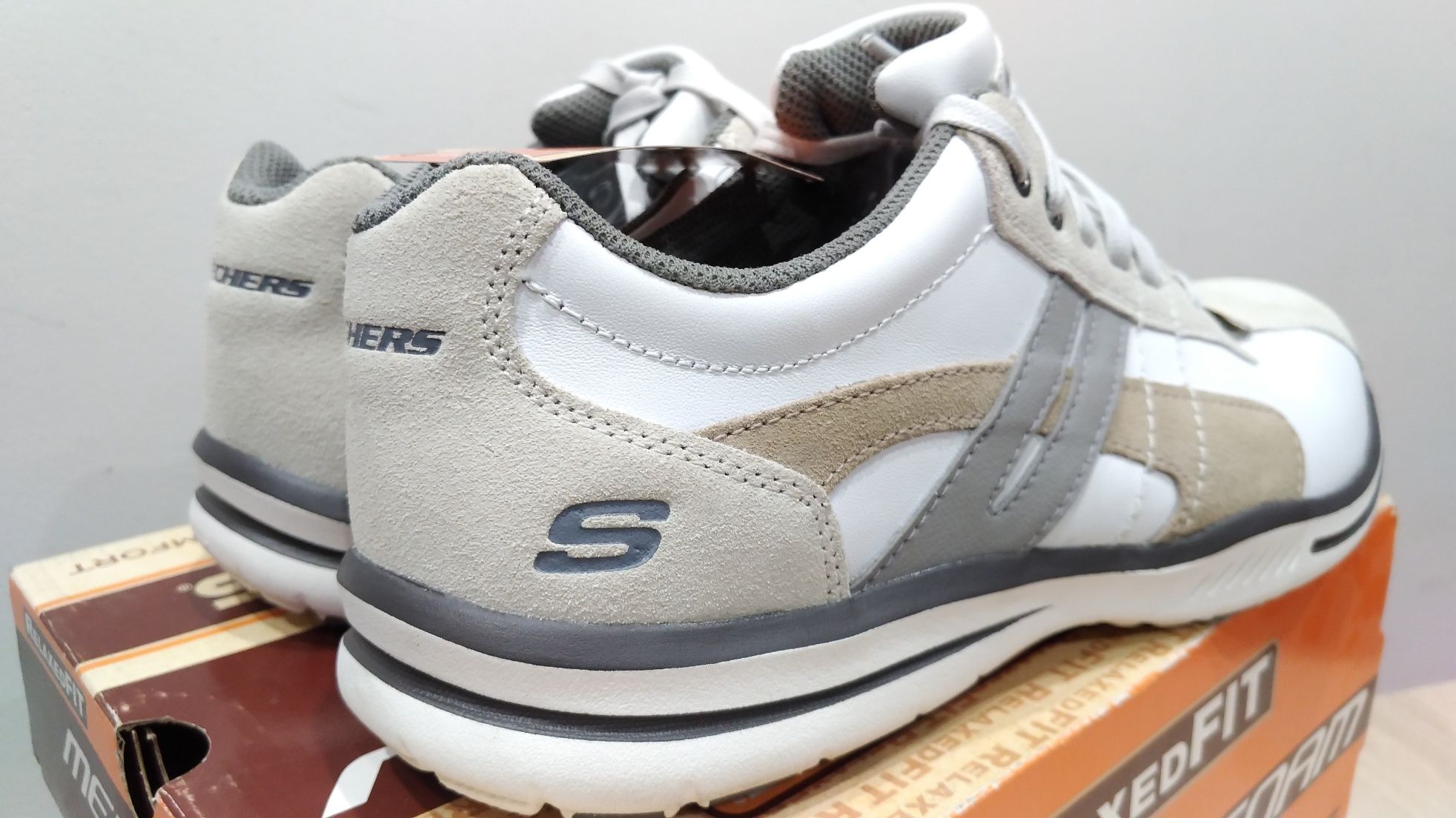 Кроссовки Skechers Elected - Gavino 64697/WHT Оригинал