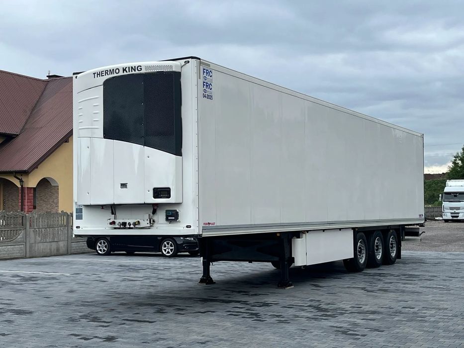 Schmitz Cargobull SCB / CHŁODNIA/ THERMO KING elektr-spalinowy/ MULTITEMPERATURA / DOPPELSTOCK / CONTINENTAL 80% / NOWE HAMULCE/ KOSZ PALETOWY  / OŚ PODNOSZONA/ OKAZJA