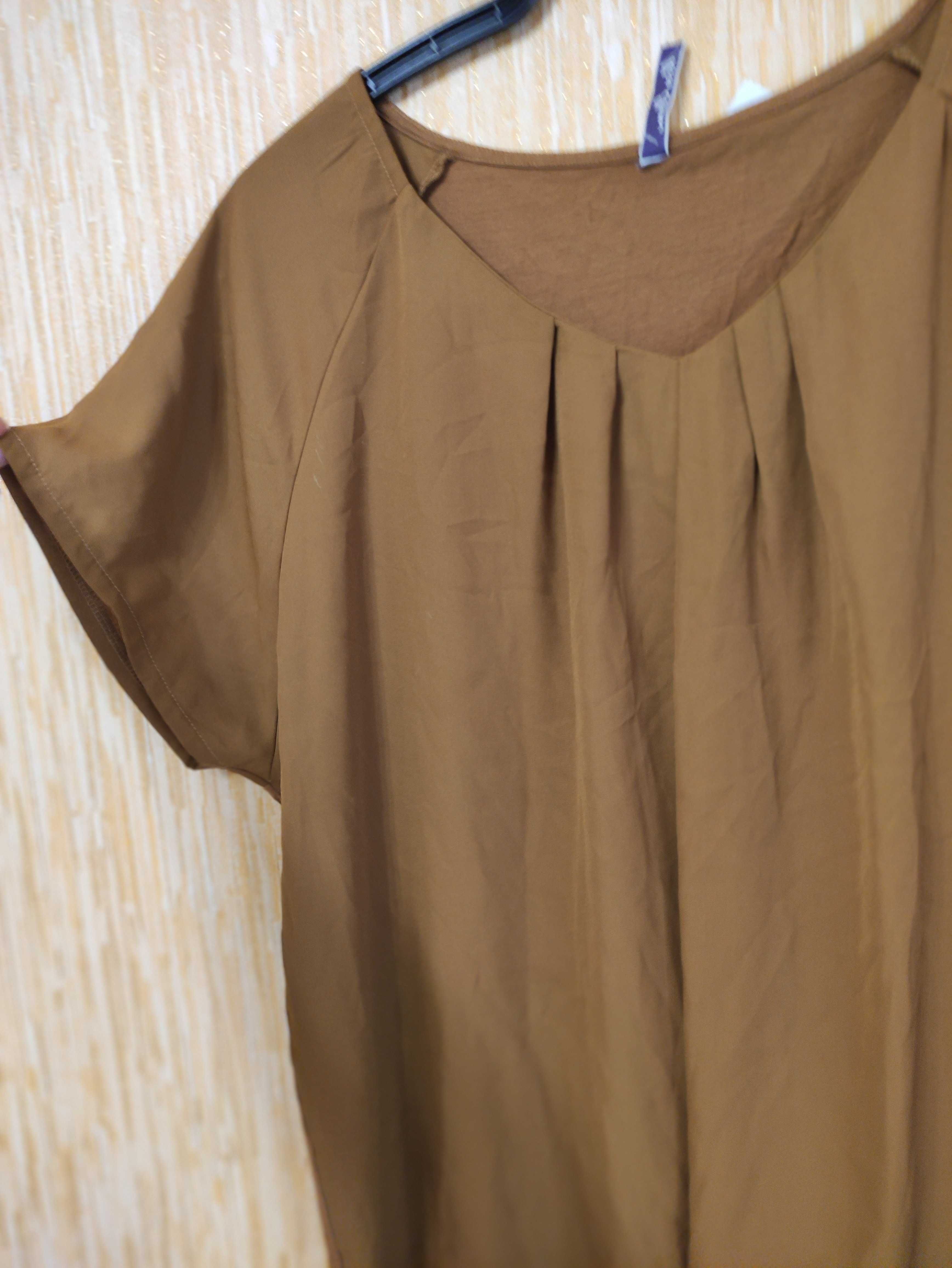 Блуза блузка з коротким рукавом  р.52-uk16