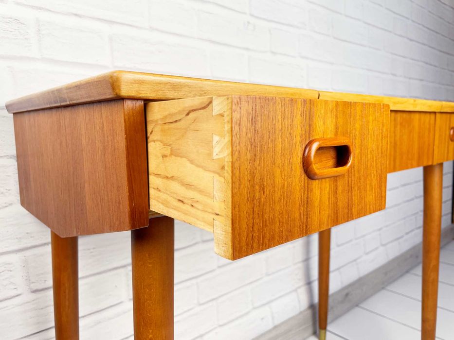 Biurko z lustrem, Dania, lata 50 – Mid-Century Modern, toaletka