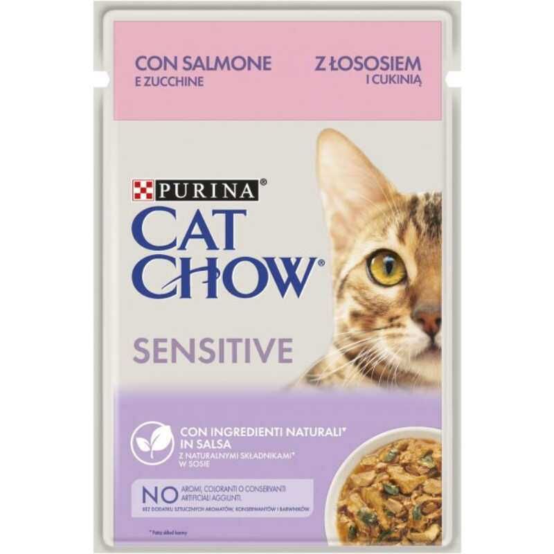 Вологий корм Cat Chow (Кет Чау) для котів і кошенят. 10 Видів Паучів