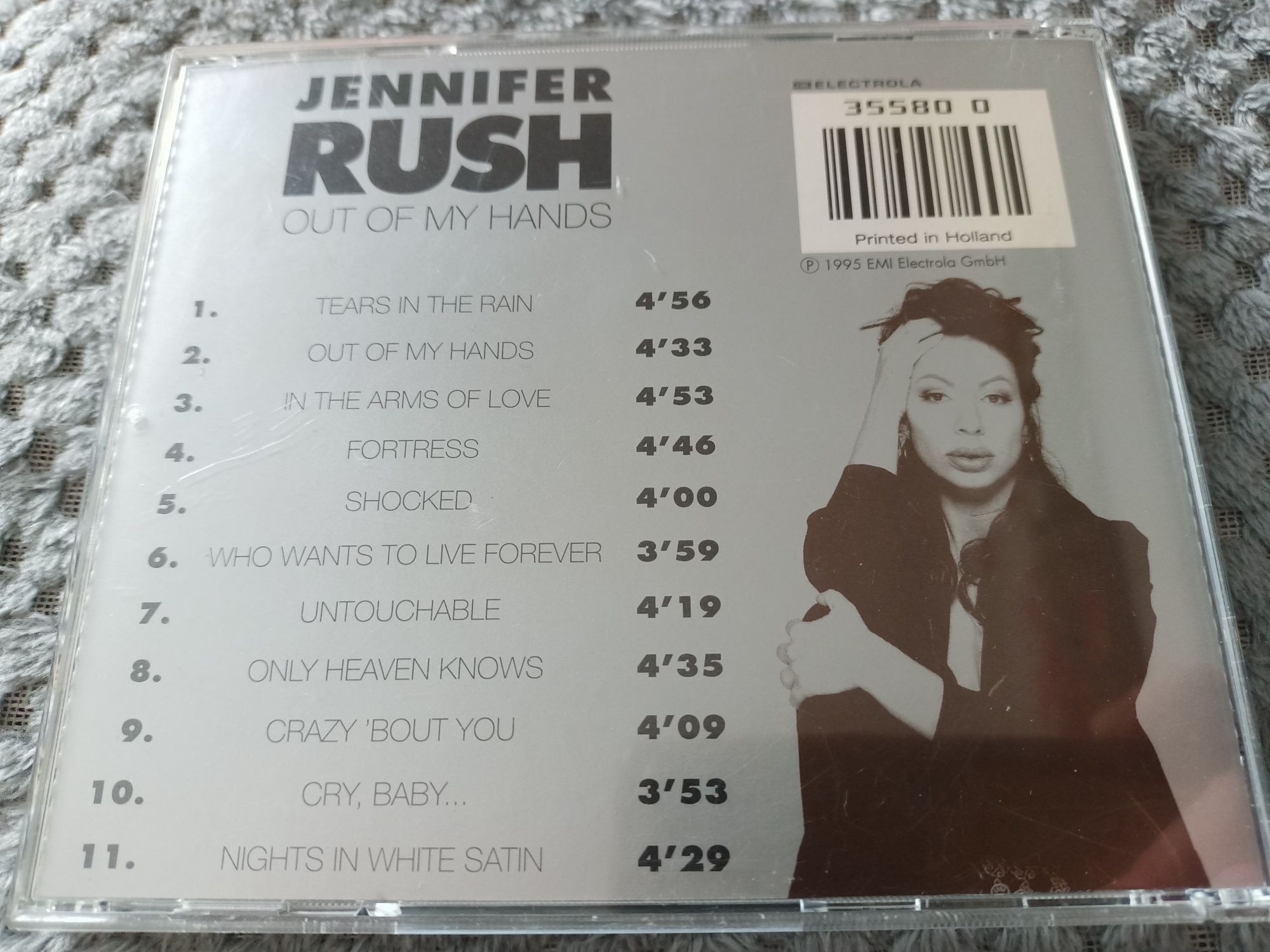 Jennifer Rush - Out Of My Hands (CD, Album, Club)(vg+)