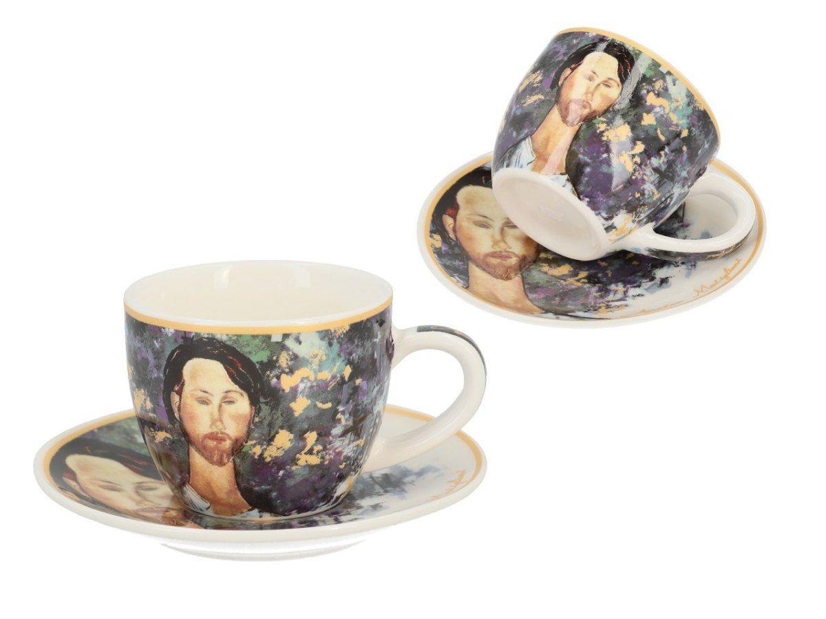 Filiżanka espresso ze spodkiem - A. Modigliani, Leopold Zborowski