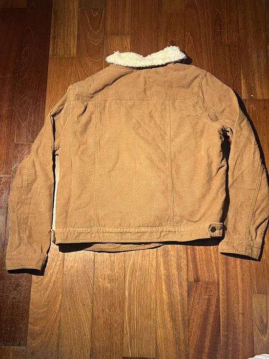 Casaco bombazine castanho