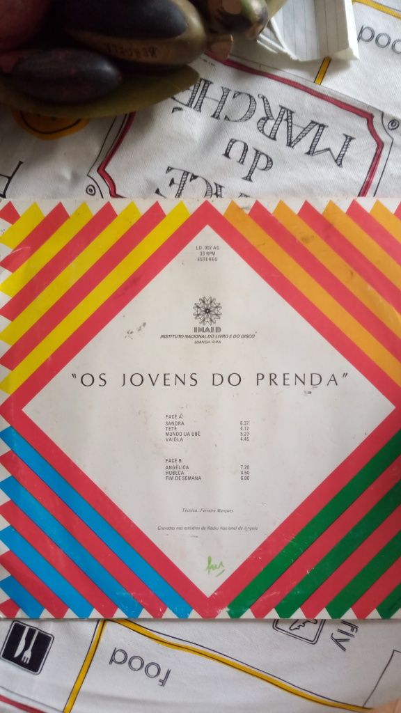 Disco vinil os jovens de prenda