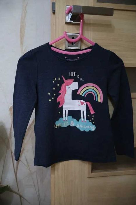 Bluzka z jednorożcem rozm. 104 Primark